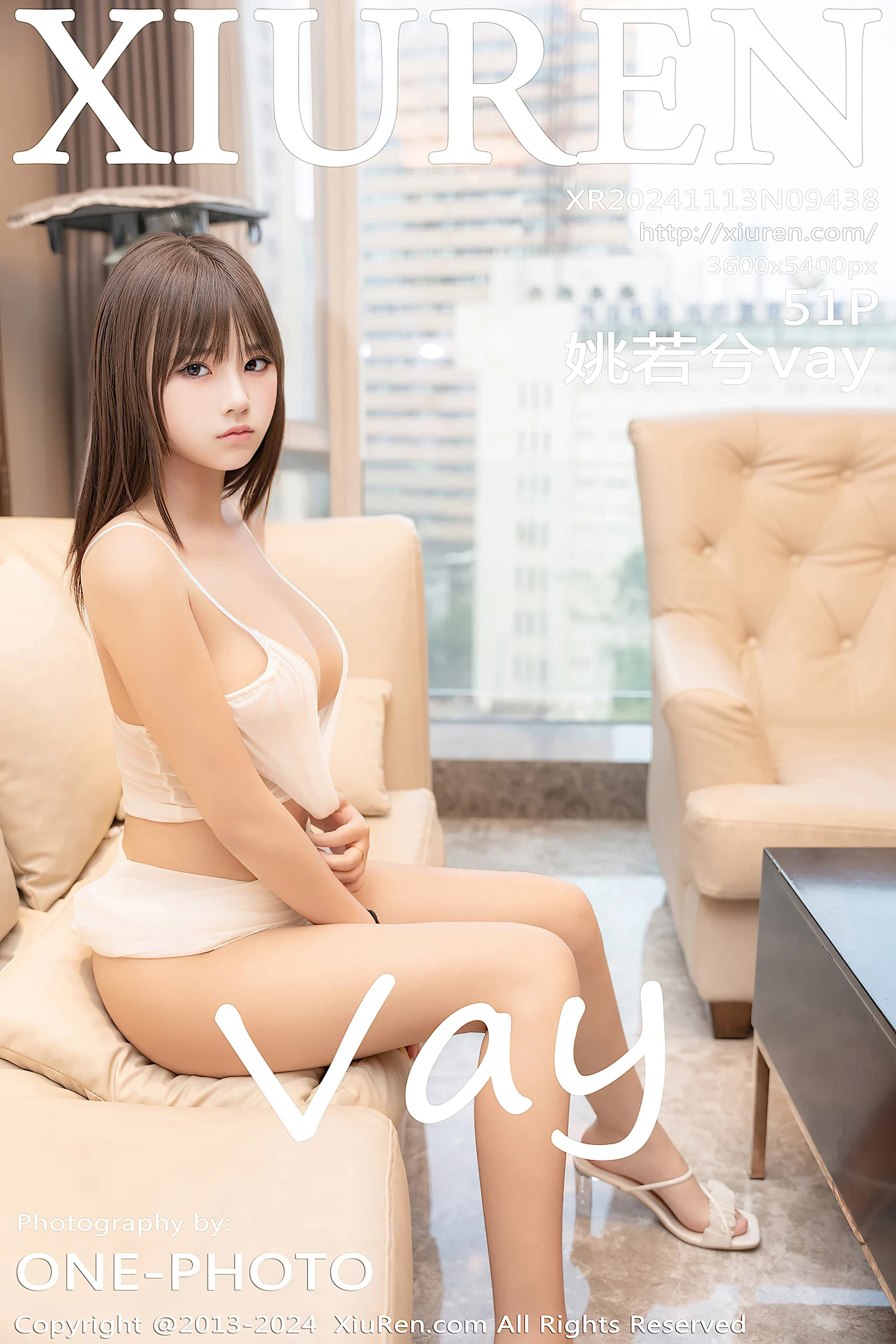 [XiuRen秀人网]No.9438_模特姚若兮vay私房浴室性感白色情趣服饰秀曼妙身姿诱惑写真51P-秀人网 - XiuRen.Xyz